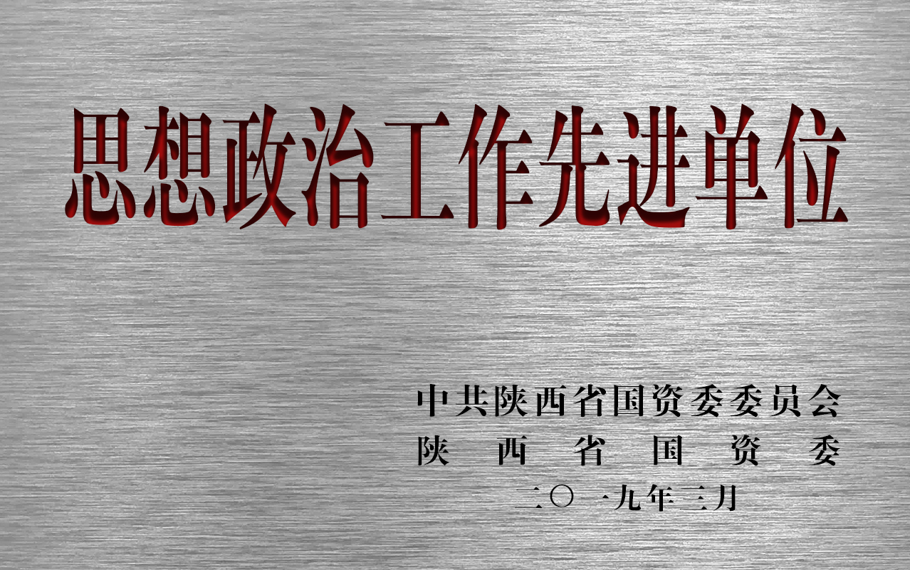公司獲陜西省國資委2018年度思想政治工作先進(jìn)單位